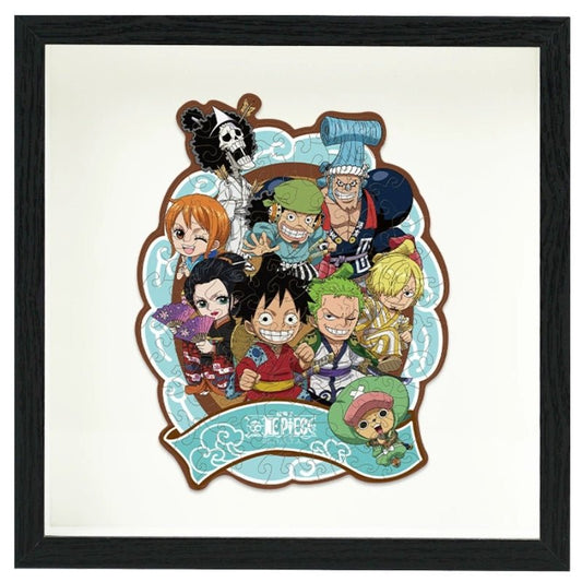 One Piece - Set Sail Again! | TOI | Wooden Jigsaw Puzzle with Frame - Mystery Matrix