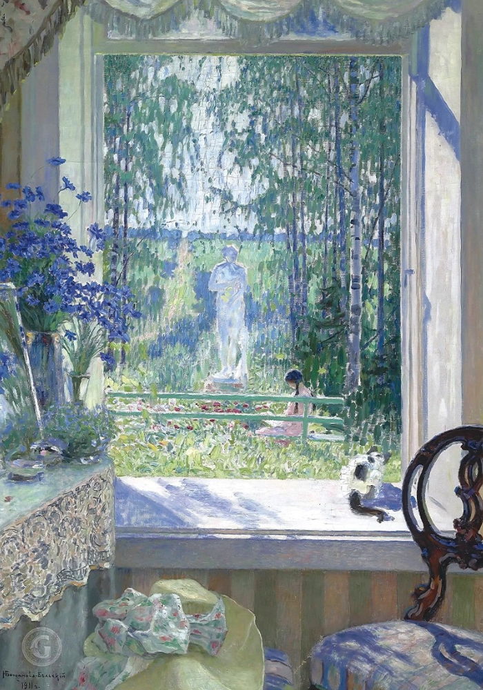 Open Window To The Garden | Seren Art | 500 Piece Puzzle | Jigsaw Puzzle - Mystery Matrix
