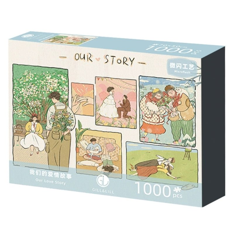 Our Story | Gill & Lill | 1000 Piece Puzzle | Jigsaw Puzzle - Mystery Matrix