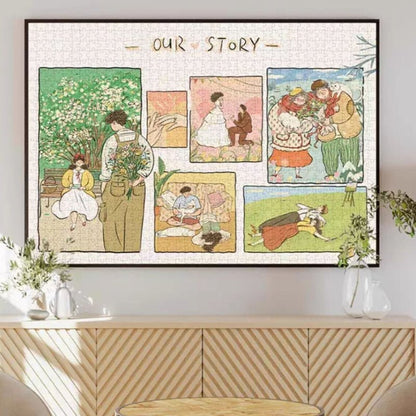 Our Story | Gill & Lill | 1000 Piece Puzzle | Jigsaw Puzzle - Mystery Matrix