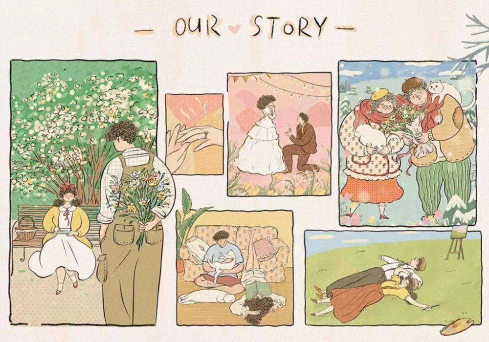 Our Story | Gill & Lill | 1000 Piece Puzzle | Jigsaw Puzzle - Mystery Matrix