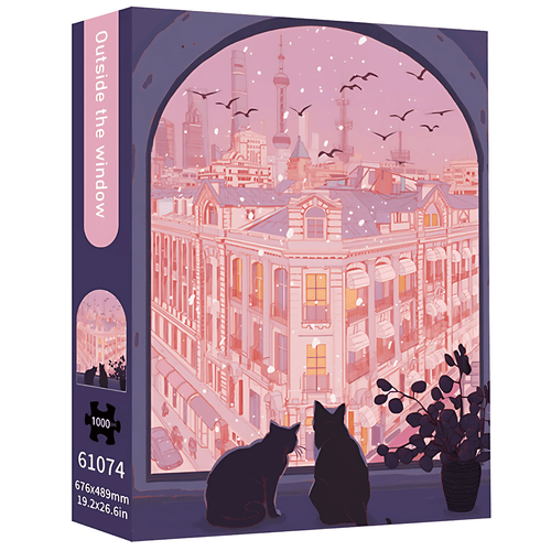 Outside The Window | TKX | 1000 Piece Puzzle | Jigsaw Puzzle - Mystery Matrix