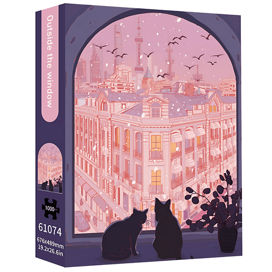 Outside The Window | TKX | 1000 Piece Puzzle | Jigsaw Puzzle - Mystery Matrix