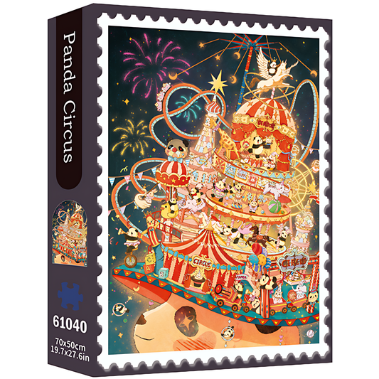 Panda Circus | TKX | 1000 Piece Puzzle | Jigsaw Puzzle - Mystery Matrix