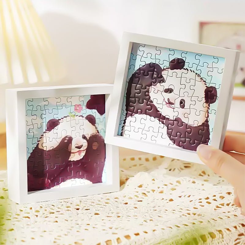 Panda Couple - Surprise Puzzle Box with Frame | TOI | Mini Puzzle | Jigsaw Puzzle - Mystery Matrix