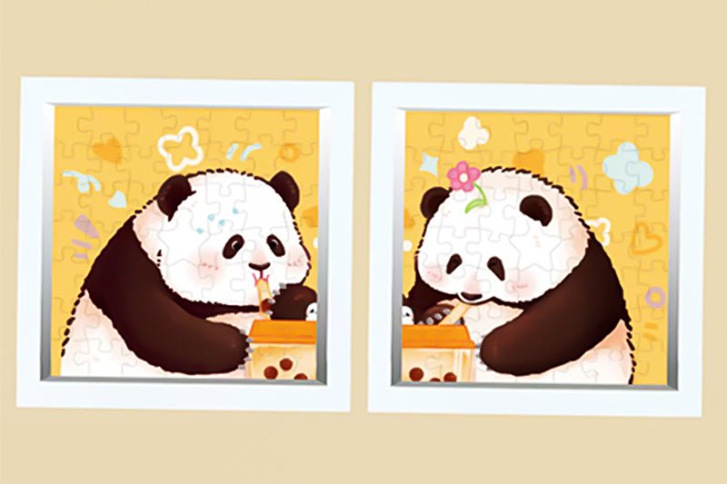 Panda Couple - Surprise Puzzle Box with Frame | TOI | Mini Puzzle | Jigsaw Puzzle - Mystery Matrix