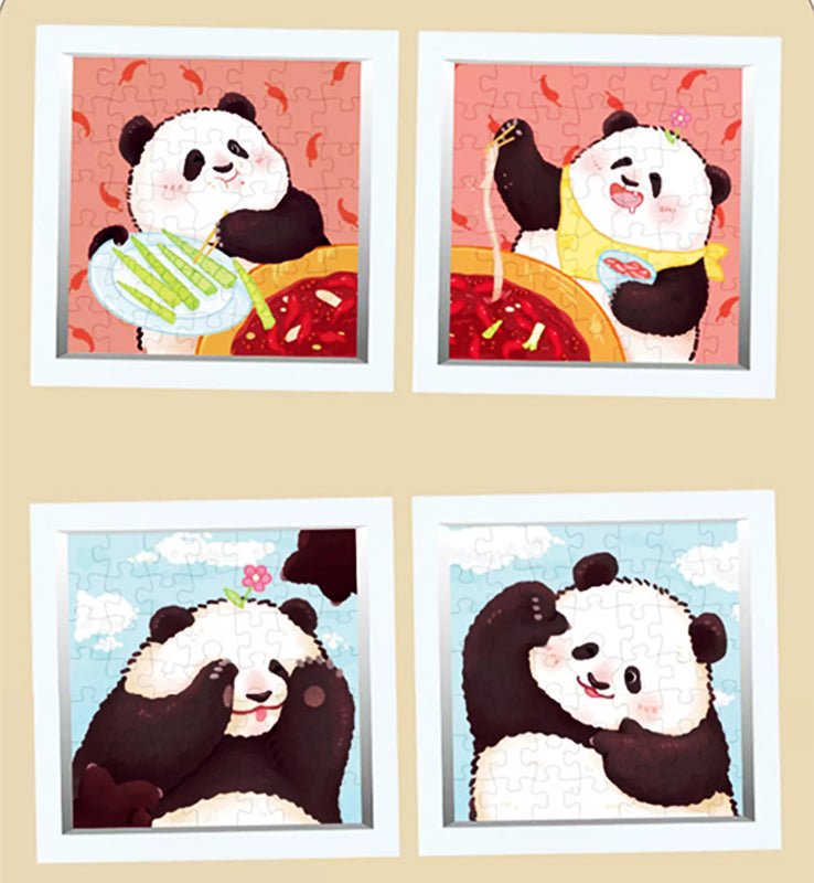 Panda Couple - Surprise Puzzle Box with Frame | TOI | Mini Puzzle | Jigsaw Puzzle - Mystery Matrix