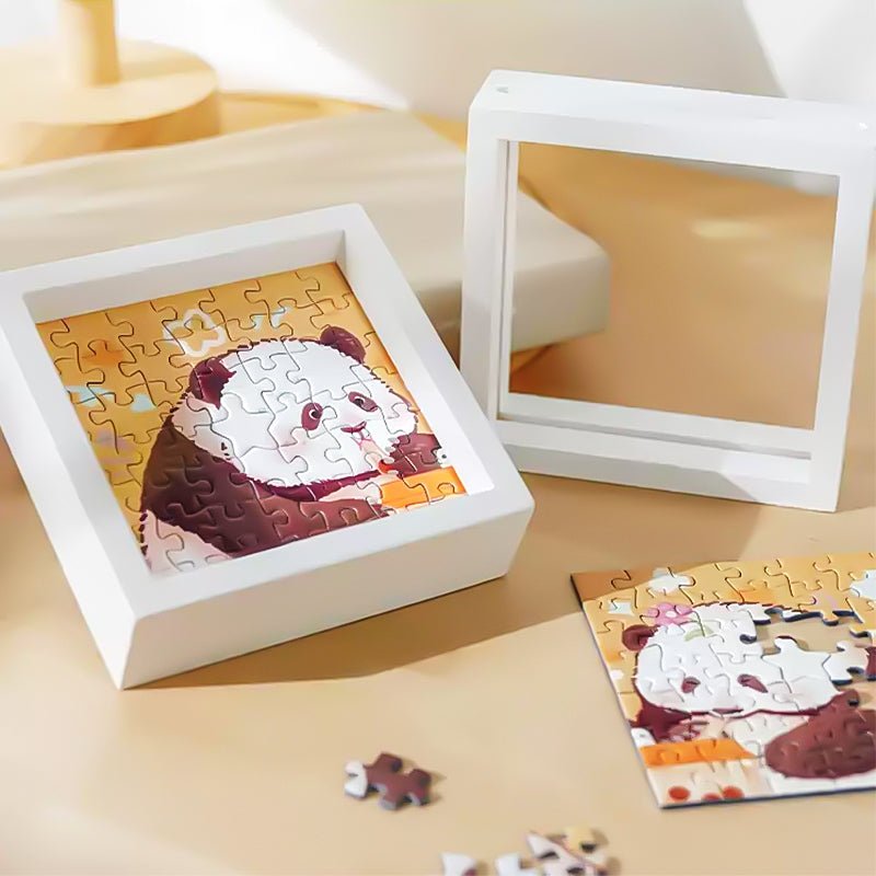 Panda Couple - Surprise Puzzle Box with Frame | TOI | Mini Puzzle | Jigsaw Puzzle - Mystery Matrix