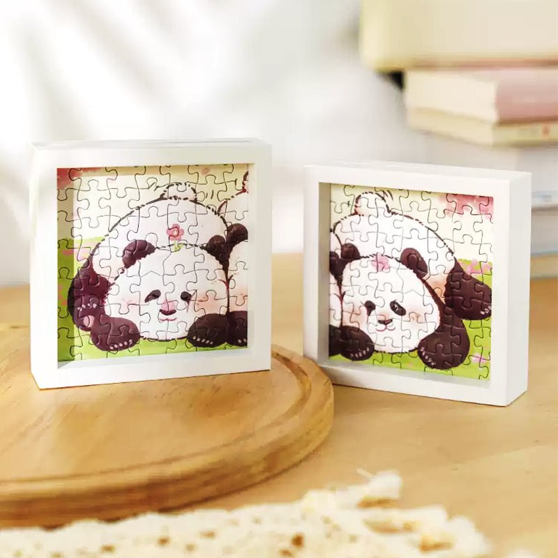 Panda Couple - Surprise Puzzle Box with Frame | TOI | Mini Puzzle | Jigsaw Puzzle - Mystery Matrix