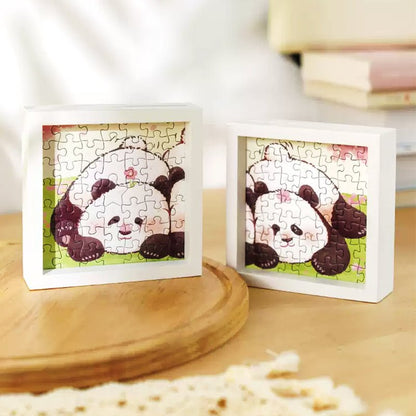 Panda Couple - Surprise Puzzle Box with Frame | TOI | Mini Puzzle | Jigsaw Puzzle - Mystery Matrix