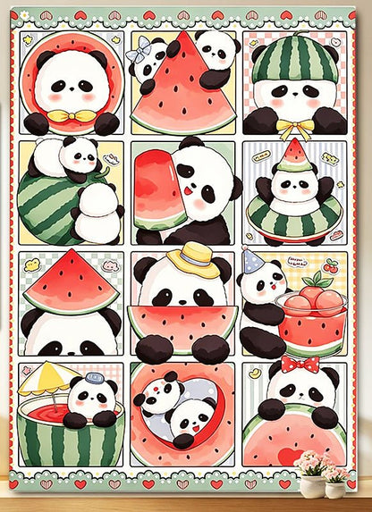 Panda's Watermelon Dream | Kessing | 1000 Piece Puzzle | Jigsaw Puzzle - Mystery Matrix