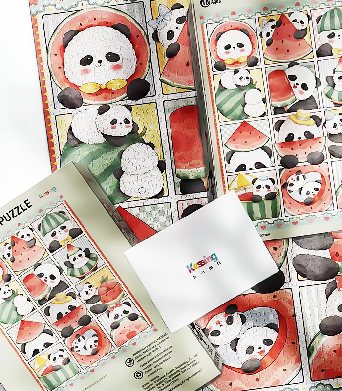 Panda's Watermelon Dream | Kessing | 1000 Piece Puzzle | Jigsaw Puzzle - Mystery Matrix