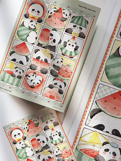 Panda's Watermelon Dream | Kessing | 1000 Piece Puzzle | Jigsaw Puzzle - Mystery Matrix