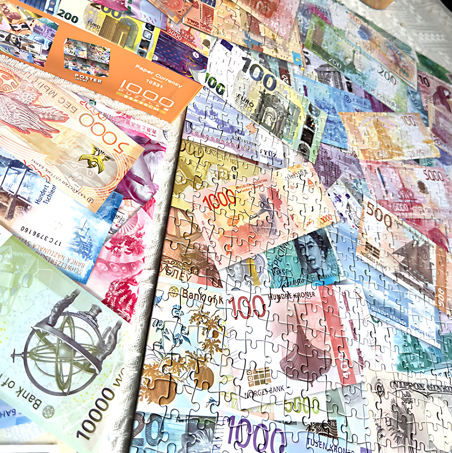 Paper Currency | Botop Blackcard | 1000 Piece Puzzle | Jigsaw Puzzle - Mystery Matrix