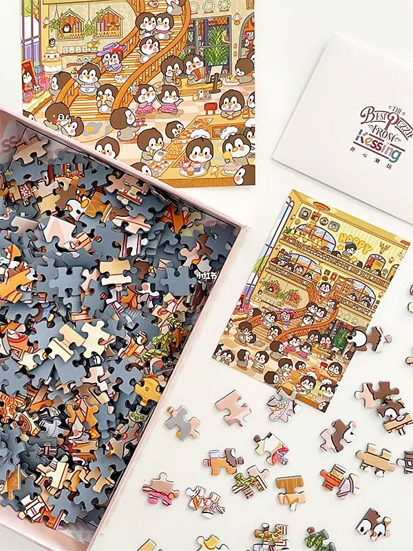 Penguin Party | Kessing | 500 Piece Puzzle | Jigsaw Puzzle - Mystery Matrix