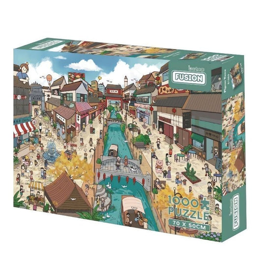 Pigeon Town | Botop | 1000 Piece Puzzle | Jigsaw Puzzle - Mystery Matrix