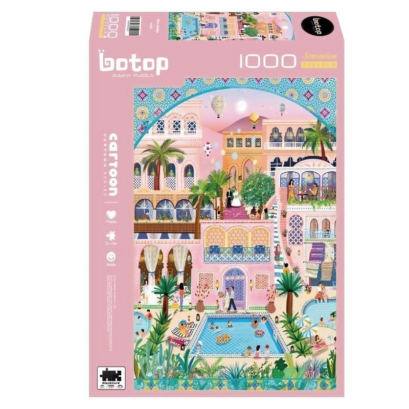 Pink Holiday | Botop | 1000 Piece Puzzle | Jigsaw Puzzle - Mystery Matrix