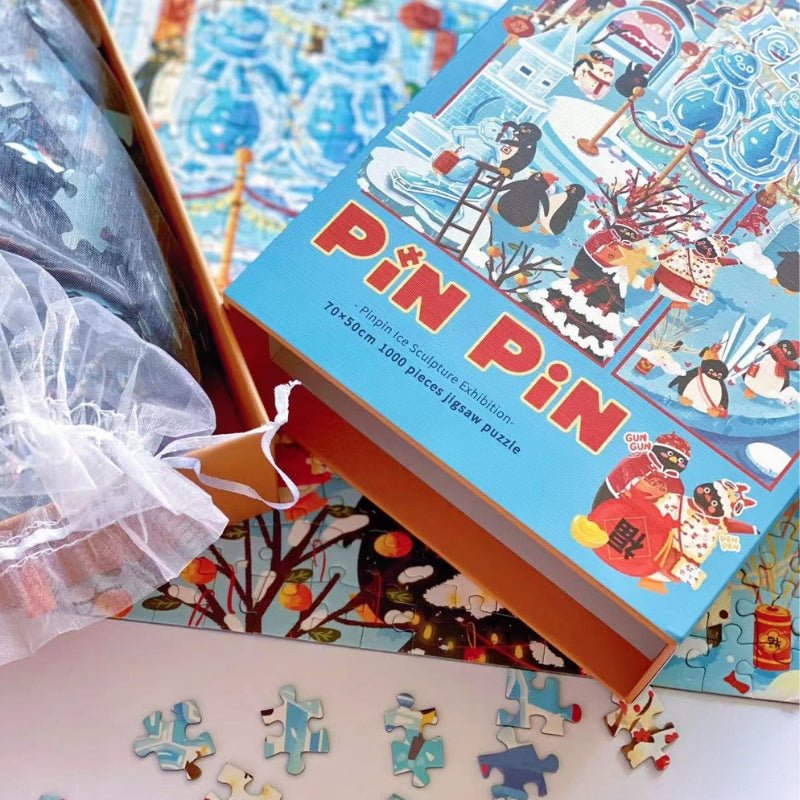 Pinpin Ice Sculpture Exhibition | Pin Pin | 1000 Piece Puzzle | Jigsaw Puzzle - Mystery Matrix