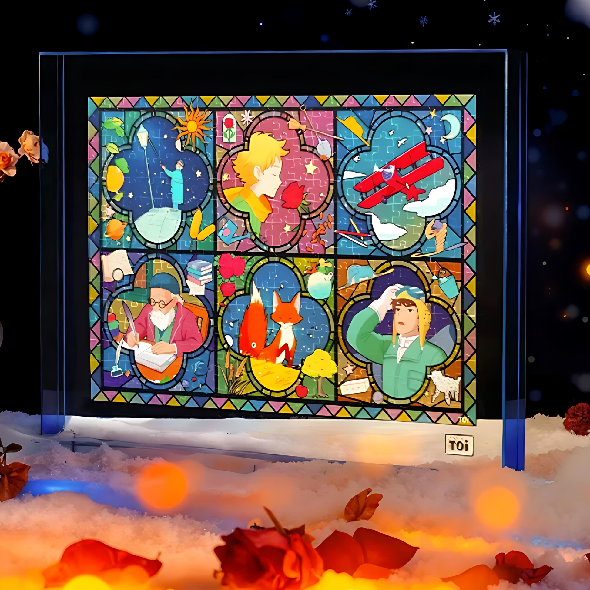 Planet Memories | TOI | Stained Glass Puzzle | Acrylic Puzzle - Mystery Matrix