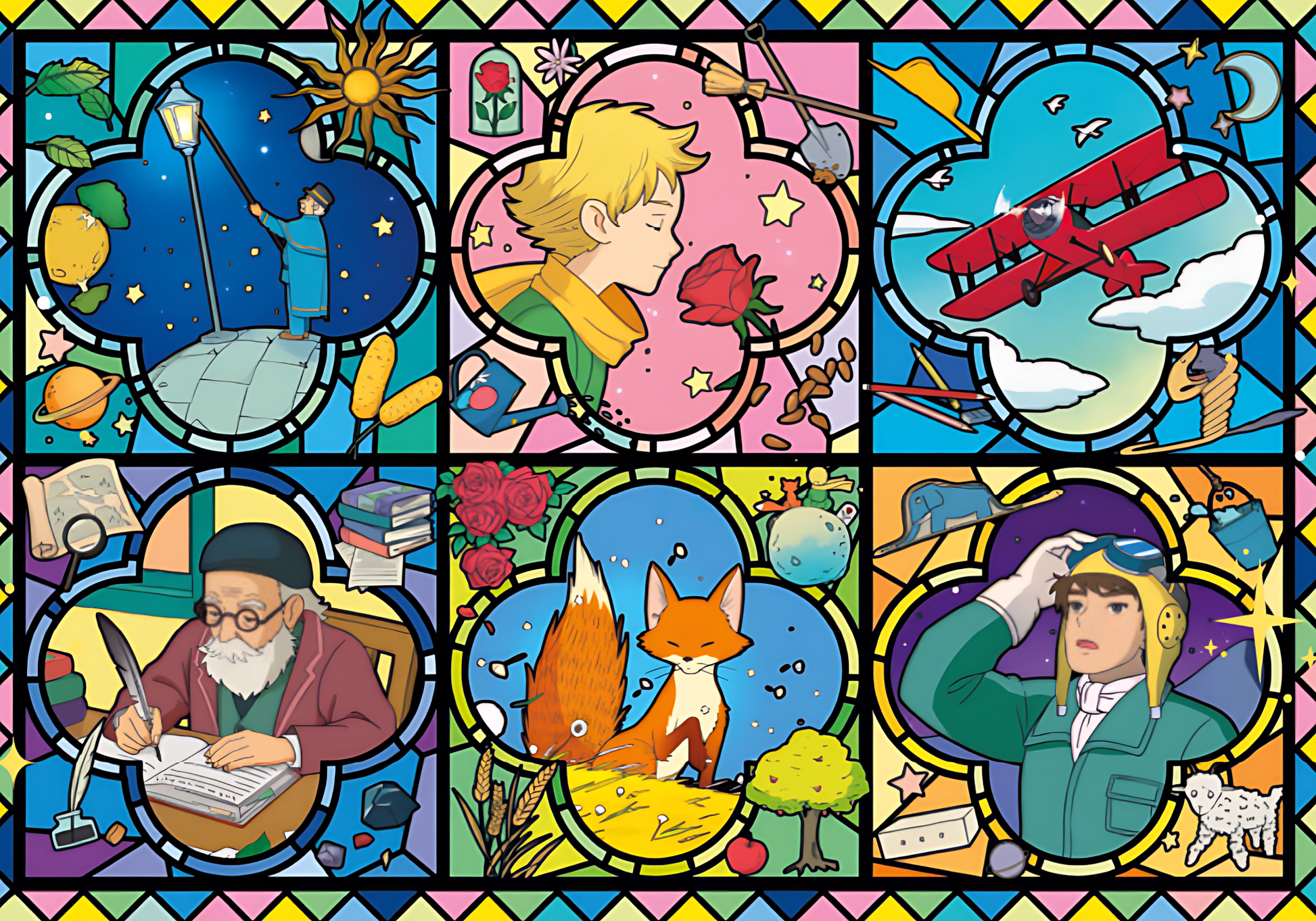 Planet Memories | TOI | Stained Glass Puzzle | Acrylic Puzzle - Mystery Matrix