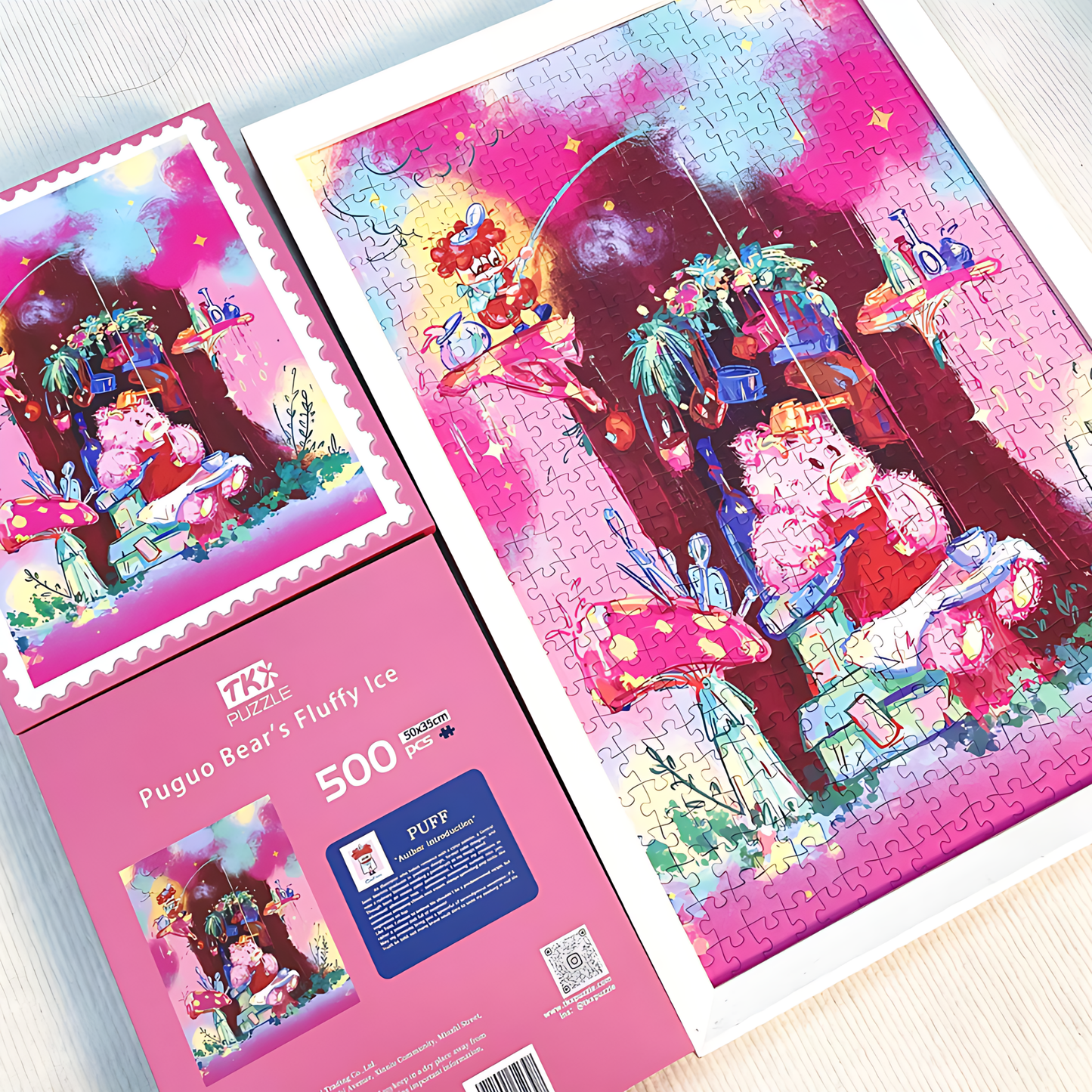 Puguo Bear's Fluffy Ice | TKX | 500 Piece Puzzle | Jigsaw Puzzle - Mystery Matrix