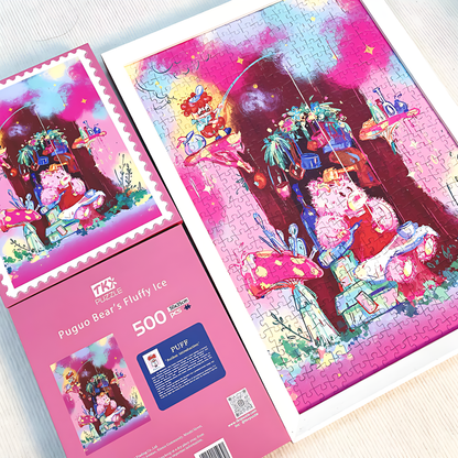 Puguo Bear's Fluffy Ice | TKX | 500 Piece Puzzle | Jigsaw Puzzle - Mystery Matrix