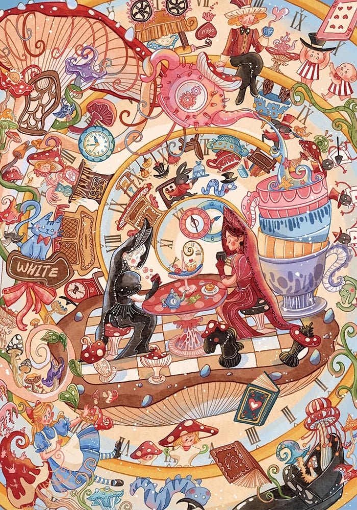 Queens' Afternoon Tea | TKX | 1000 Piece Puzzle | Jigsaw Puzzle - Mystery Matrix