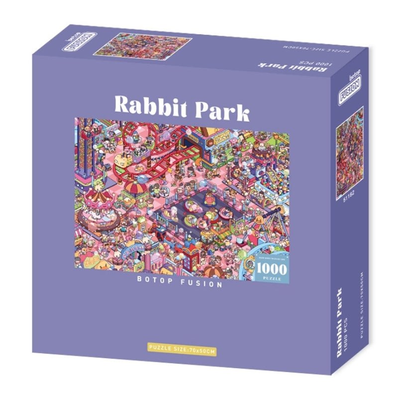 Rabbit Park | Botop | 1000 Piece Puzzle | Jigsaw Puzzle - Mystery Matrix