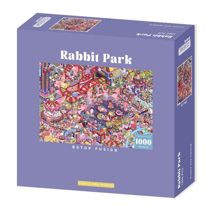 Rabbit Park | Botop | 1000 Piece Puzzle | Jigsaw Puzzle - Mystery Matrix