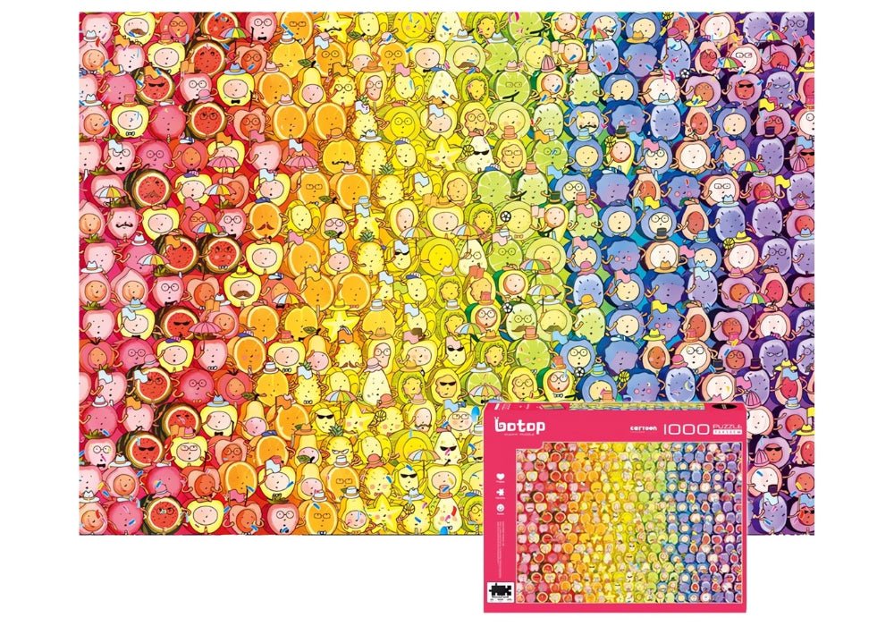 Rainbow Fruit | Botop | 1000 Piece Puzzle | Jigsaw Puzzle - Mystery Matrix