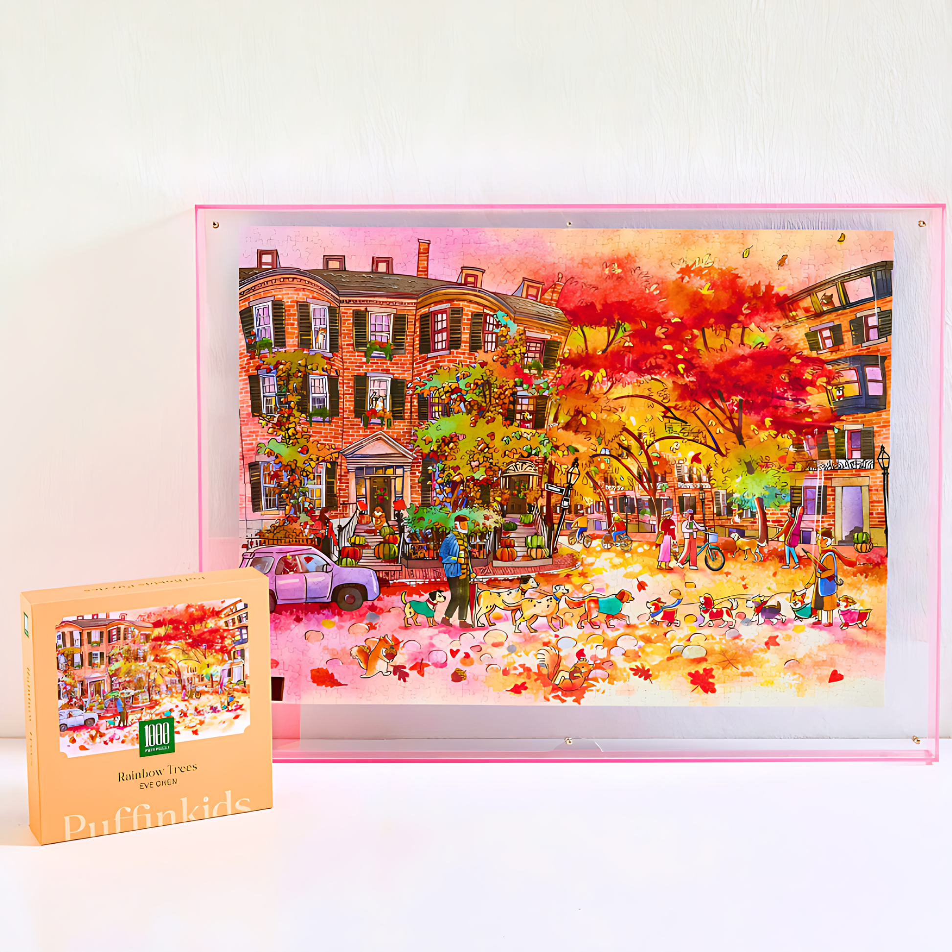 Rainbow Trees | Puffinkids | 1000 Piece Puzzle | Jigsaw Puzzle - Mystery Matrix