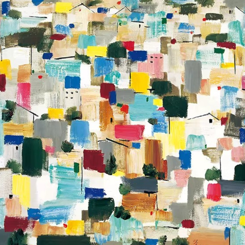 Romance In The City | Seren Art | 858 Piece Puzzle | Jigsaw Puzzle - Mystery Matrix