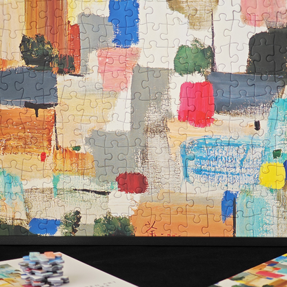 Romance In The City | Seren Art | 858 Piece Puzzle | Jigsaw Puzzle - Mystery Matrix