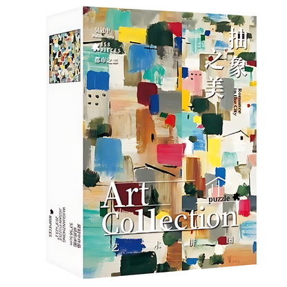 Romance In The City | Seren Art | 858 Piece Puzzle | Jigsaw Puzzle - Mystery Matrix