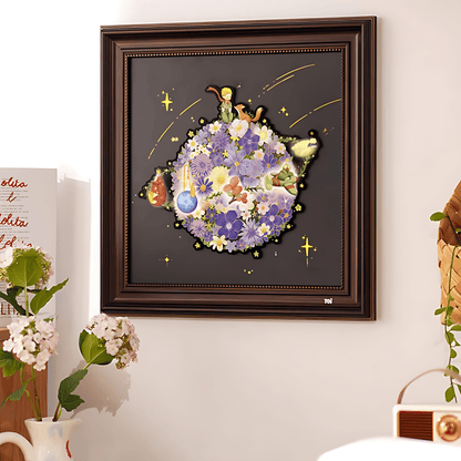 Romantic Planet | TOI | Irregular Puzzle Piece | Wooden Puzzle with Frame - Mystery Matrix
