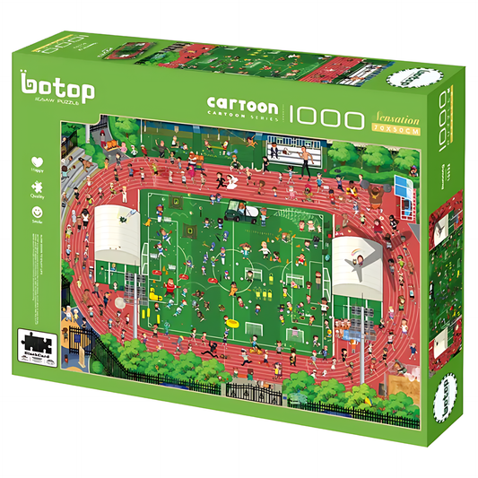 Running | Botop Blackcard | 1000 Piece Puzzle | Jigsaw Puzzle - Mystery Matrix