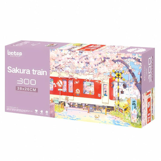 Sakura Train | Botop | 300 Piece Puzzle | Jigsaw Puzzle - Mystery Matrix