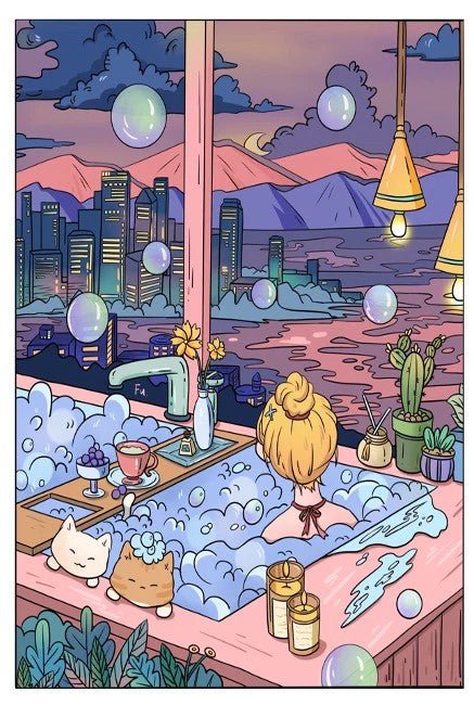 Say Good Night To The Moon | Seren Art | 130 Piece Mini Puzzle | Jigsaw Puzzle - Mystery Matrix