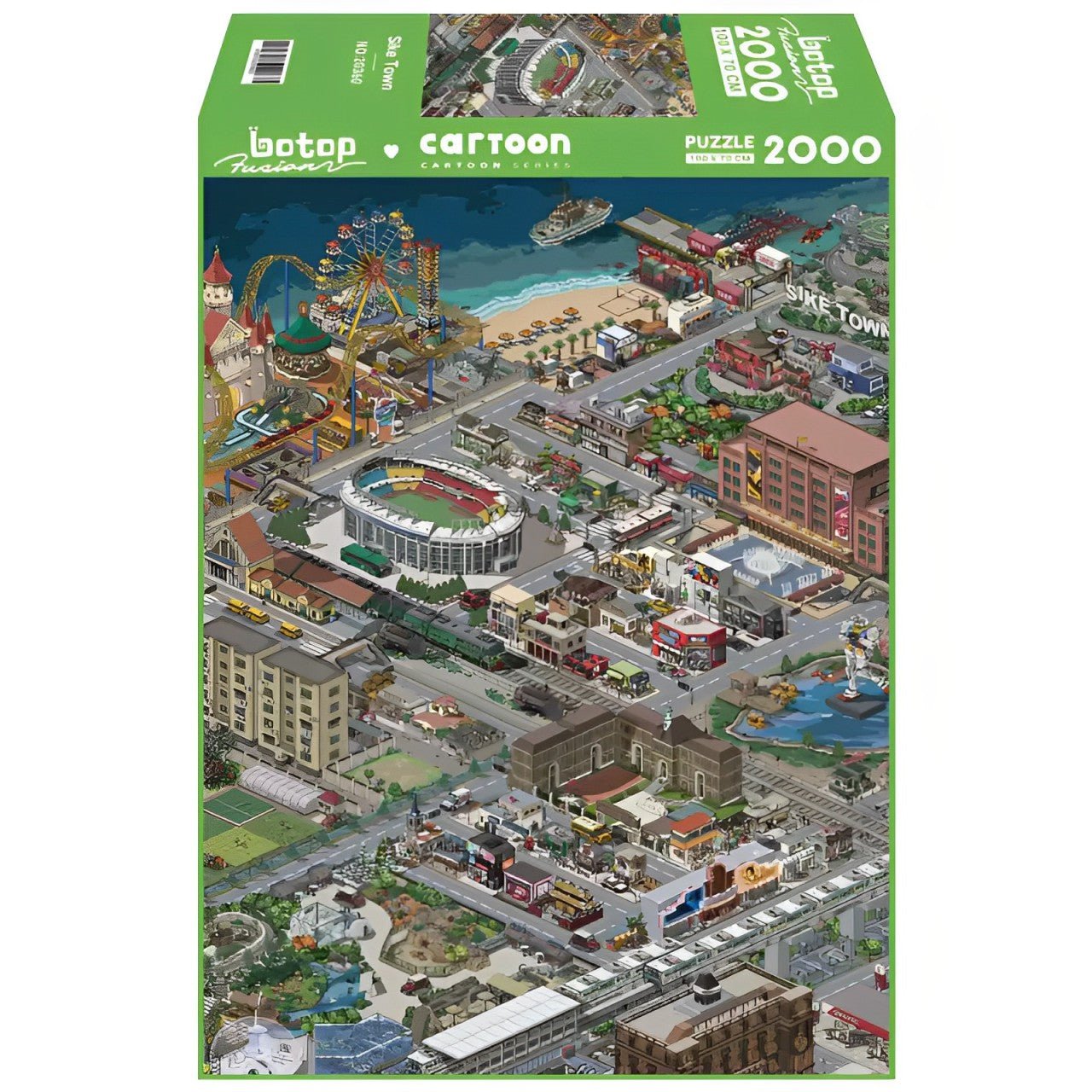 Sike Town | Botop | 2000 Piece Puzzle | Jigsaw Puzzle - Mystery Matrix