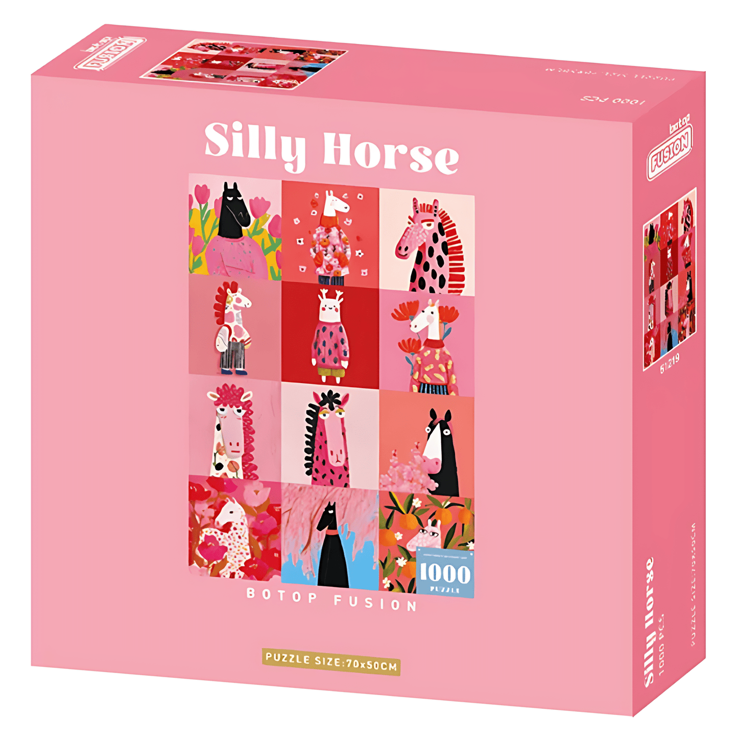 Silly Horse | Botop Fusion | 1000 Piece Puzzle | Jigsaw Puzzle - Mystery Matrix
