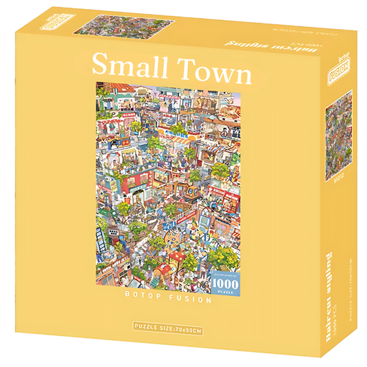 Small Town | Botop Fusion | 1000 Piece Puzzle | Jigsaw Puzzle - Mystery Matrix