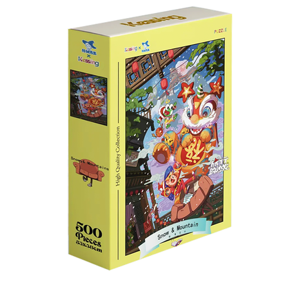 Snow & Mountain | Kessing | 500 Piece Puzzle | Jigsaw Puzzle - Mystery Matrix
