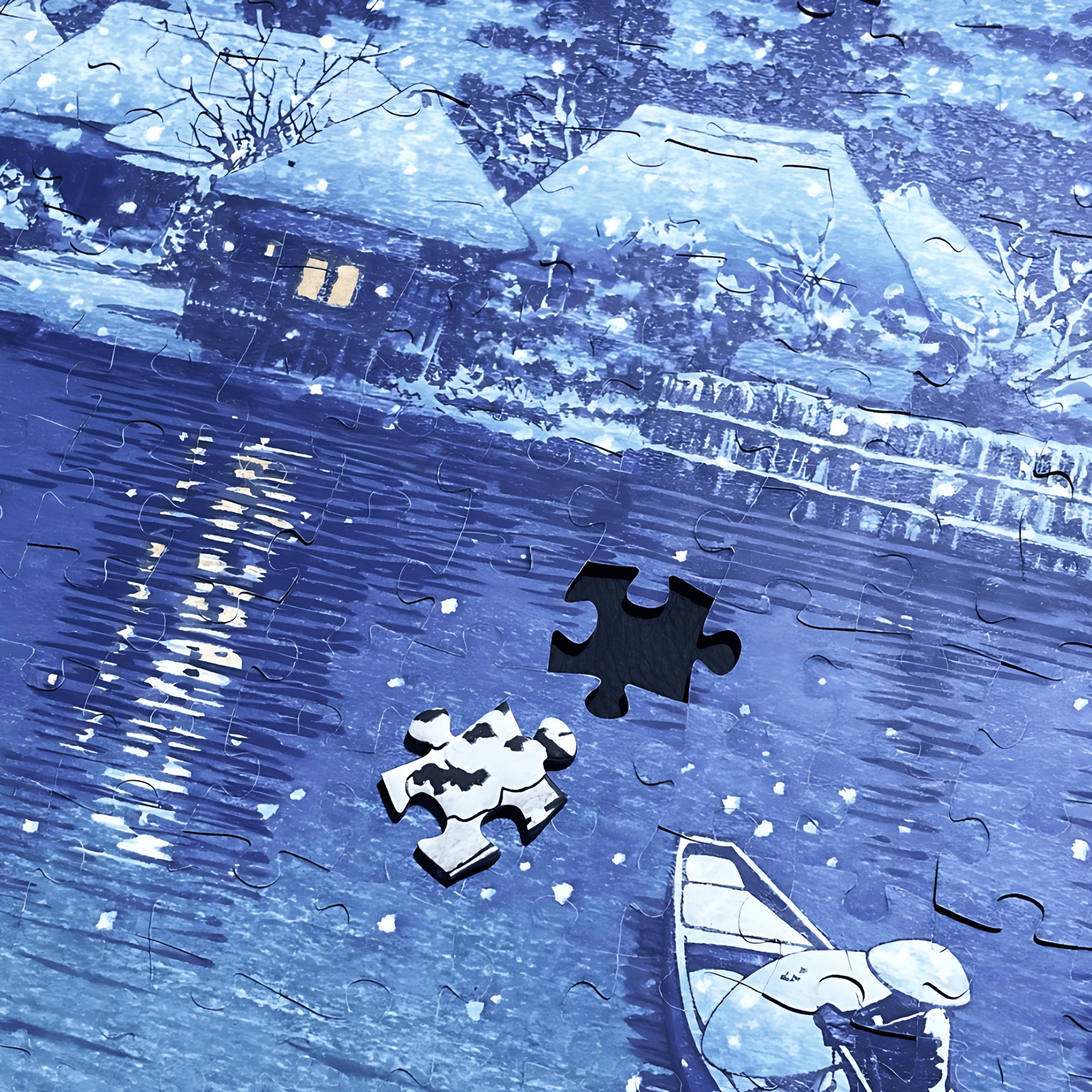 Snowscape | TKX | Double-Sided Puzzle | 500 Piece Puzzle | Jigsaw Puzzle - Mystery Matrix