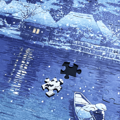 Snowscape | TKX | Double-Sided Puzzle | 500 Piece Puzzle | Jigsaw Puzzle - Mystery Matrix