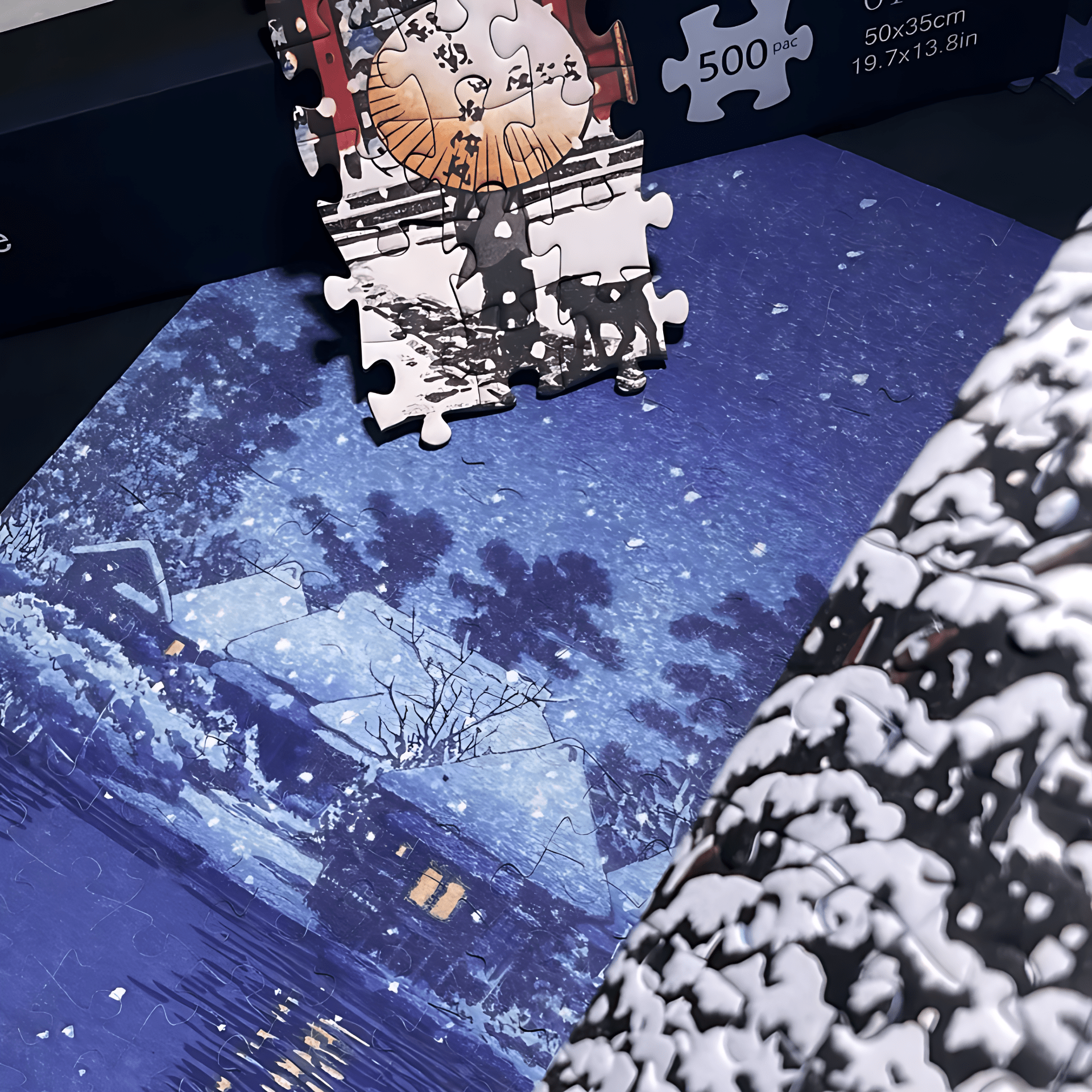 Snowscape | TKX | Double-Sided Puzzle | 500 Piece Puzzle | Jigsaw Puzzle - Mystery Matrix
