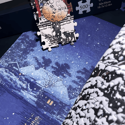 Snowscape | TKX | Double-Sided Puzzle | 500 Piece Puzzle | Jigsaw Puzzle - Mystery Matrix