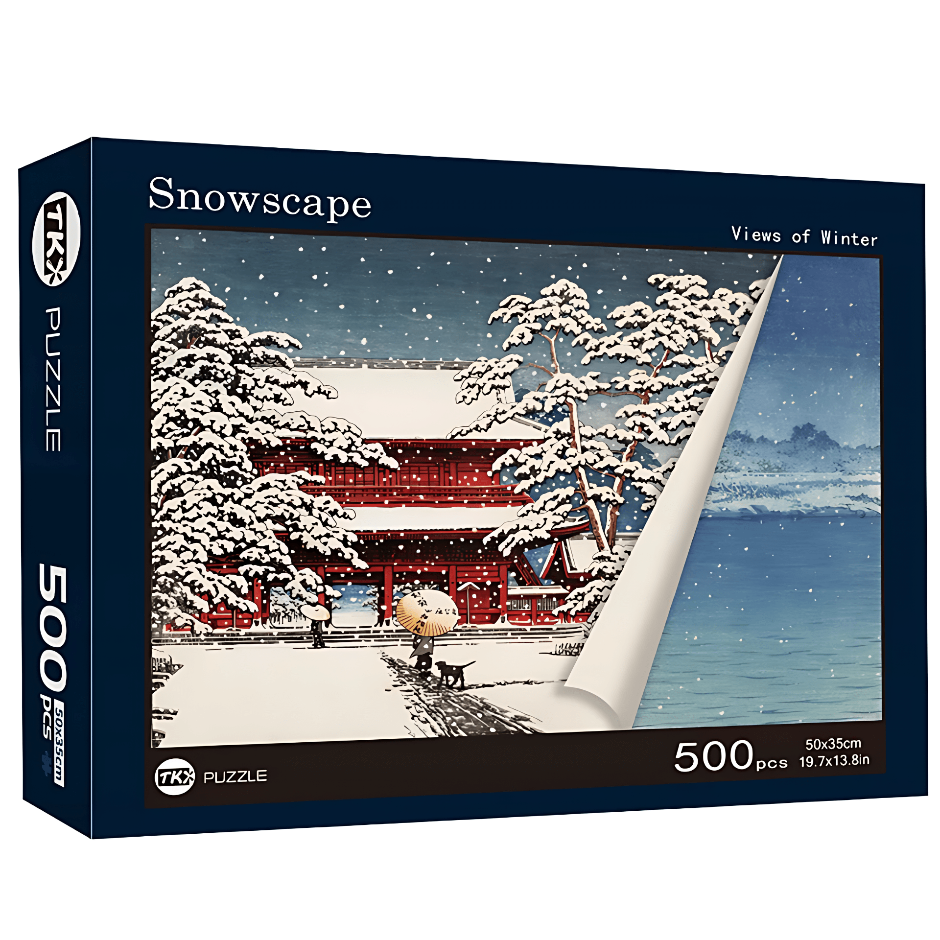 Snowscape | TKX | Double-Sided Puzzle | 500 Piece Puzzle | Jigsaw Puzzle - Mystery Matrix