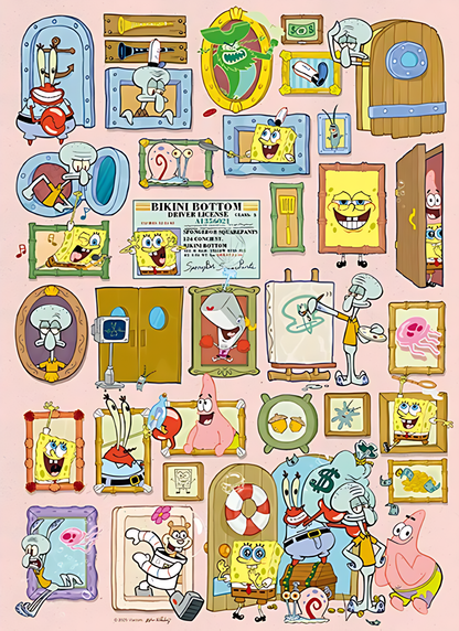 SpongeBob Series - Bikini Bottom Portals | TOI | 1000 Piece Puzzle | Jigsaw Puzzle - Mystery Matrix