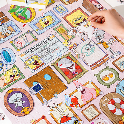 SpongeBob Series - Bikini Bottom Portals | TOI | 1000 Piece Puzzle | Jigsaw Puzzle - Mystery Matrix