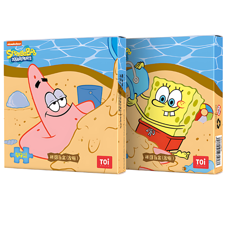 SpongeBob Series - Surprise Puzzle Box Vol.2 with Frame | TOI | Mini Puzzle | Jigsaw Puzzle - Mystery Matrix